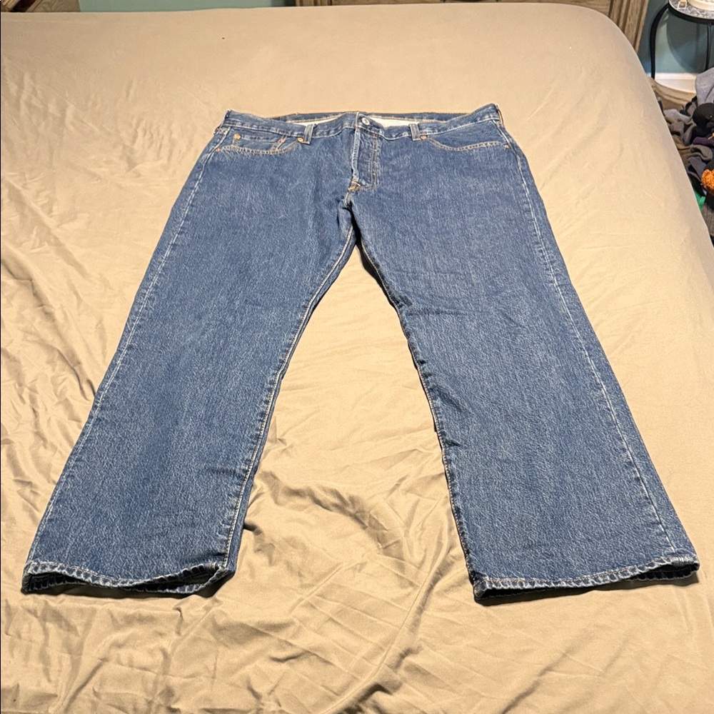 Levi's Relaxed Fit Blue Jeans for Men. 501’s - Picture 1 of 4